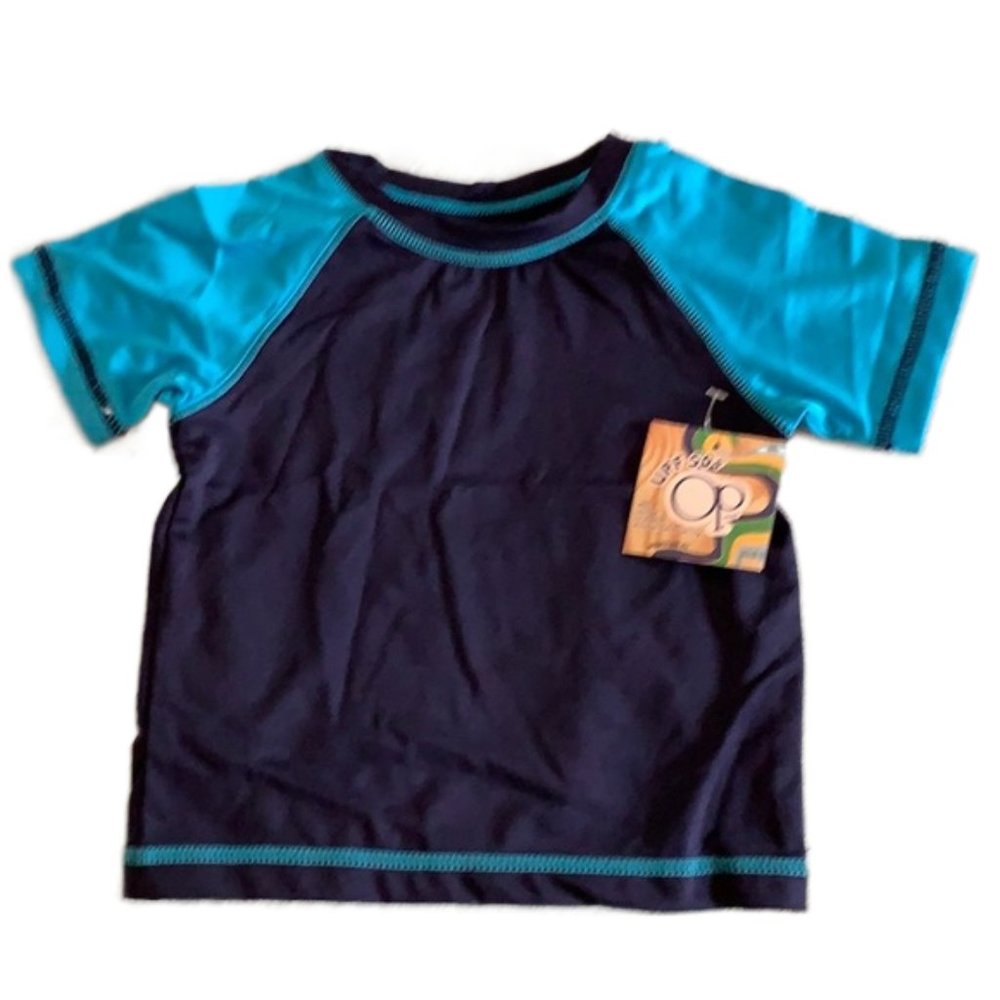 🎉 OP Navy Blue Rash Guard, size 12m